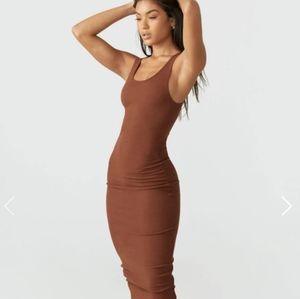 NWT Joah Brown bodycon dress
